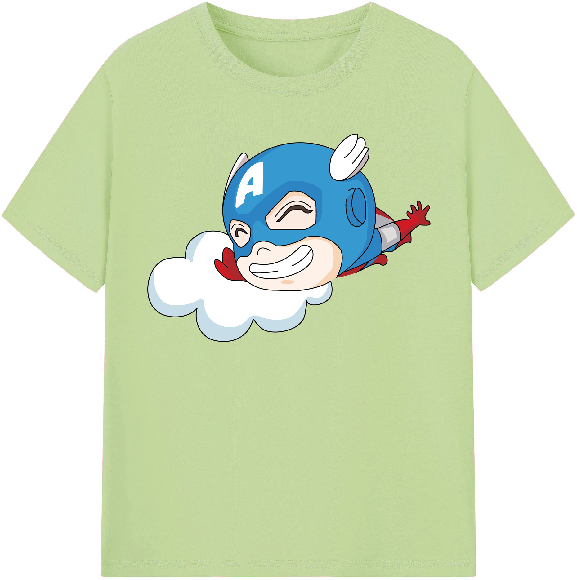 （画像用） アベンジャーズ The Avengers 綿100％半袖Tシャツ（フロントプリント）